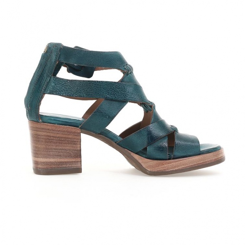 Sandale A.S.98 Andra Femme Vert | FR-206157JHG