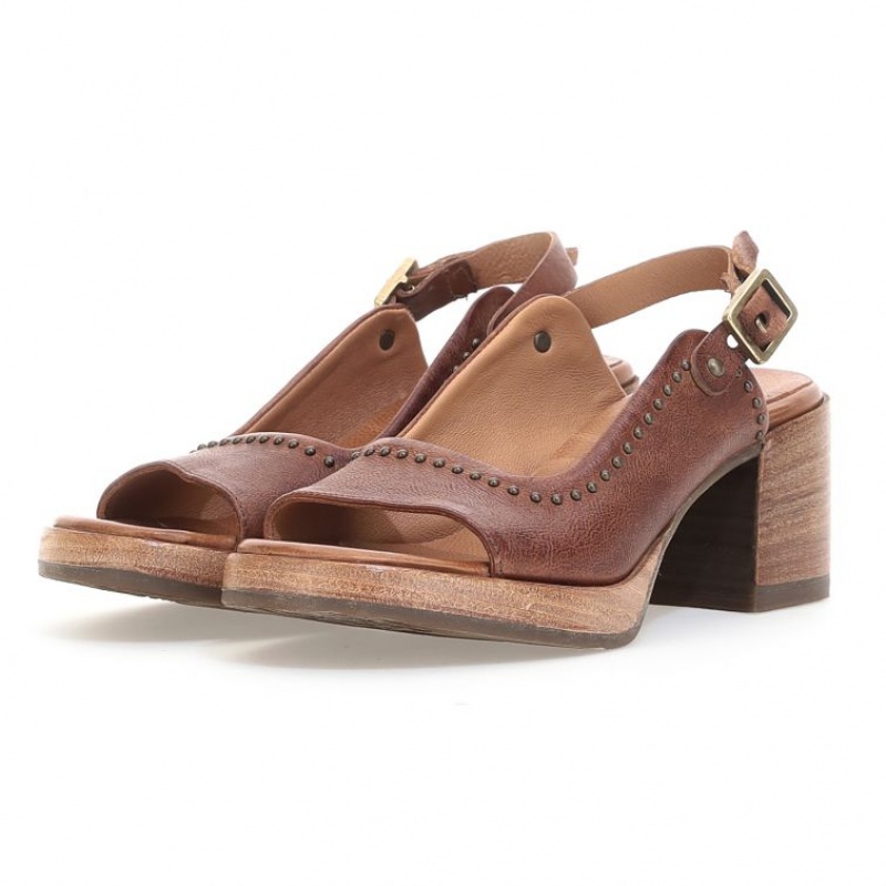 Sandale A.S.98 Angie Femme Kaki | FR-981425CMY