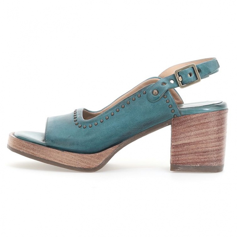 Sandale A.S.98 Angie Femme Vert | FR-064185LRD