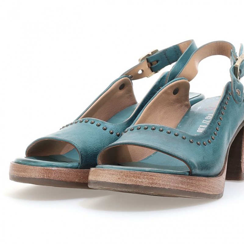 Sandale A.S.98 Angie Femme Vert | FR-064185LRD