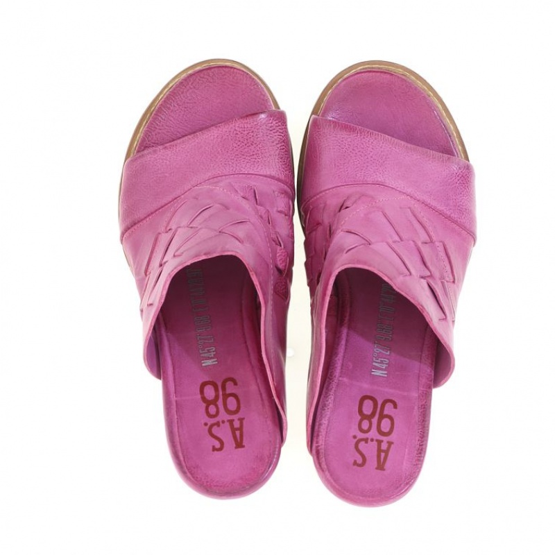 Sandale A.S.98 Belen Femme Fushia | FR-529738JXQ