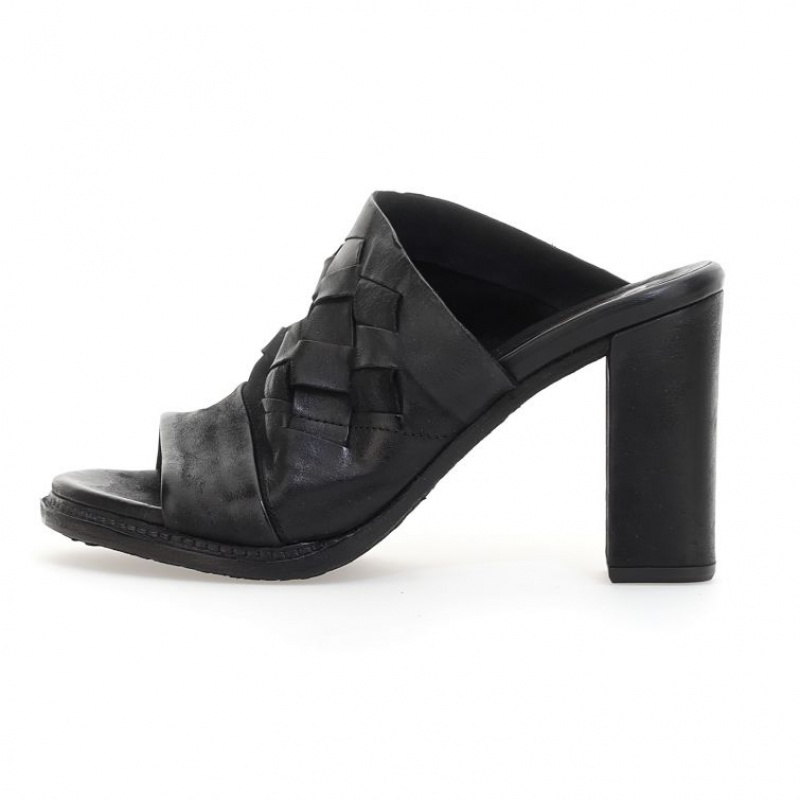 Sandale A.S.98 Belen Femme Noir | FR-615289JUE