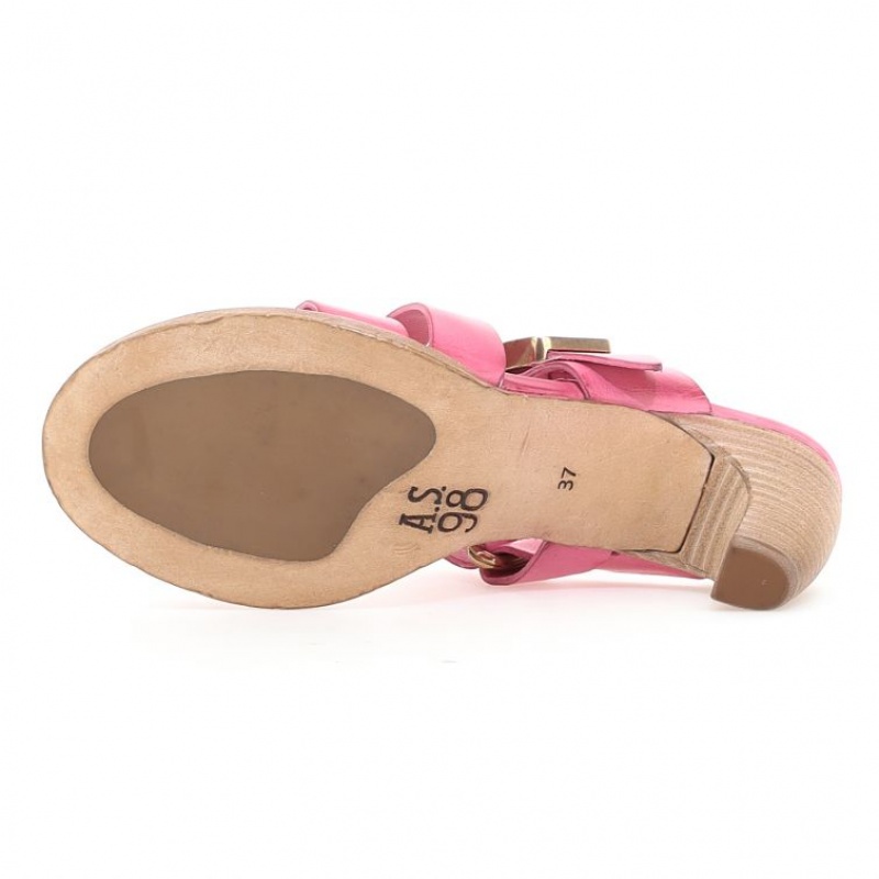 Sandale A.S.98 Bernardine Femme Rose | FR-756042ZHF