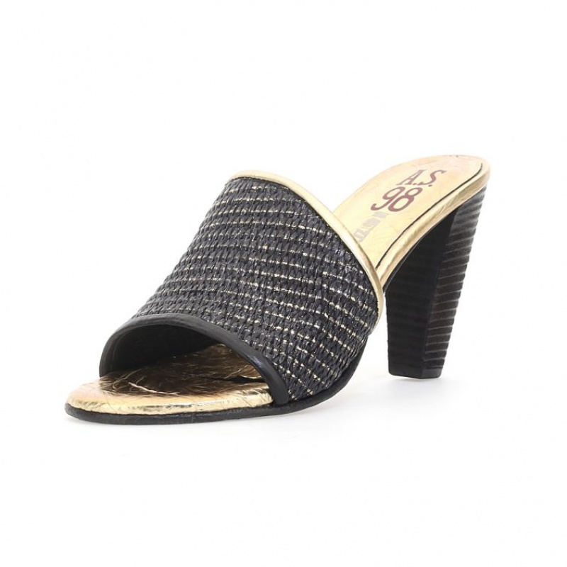 Sandale A.S.98 Bethany Femme Noir | FR-034189HGR