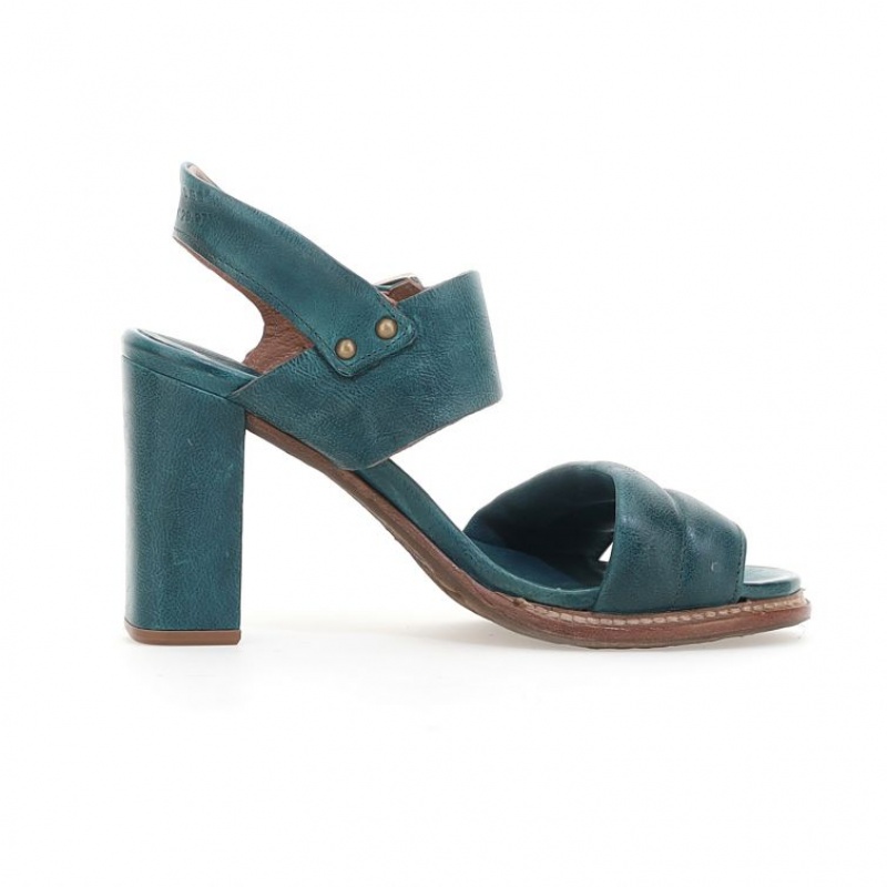 Sandale A.S.98 Brittany Femme Vert | FR-168927ONL