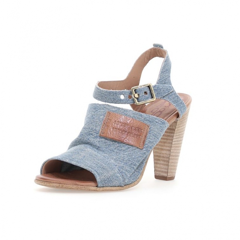 Sandale A.S.98 Clarise Femme Bleu | FR-578304KRQ