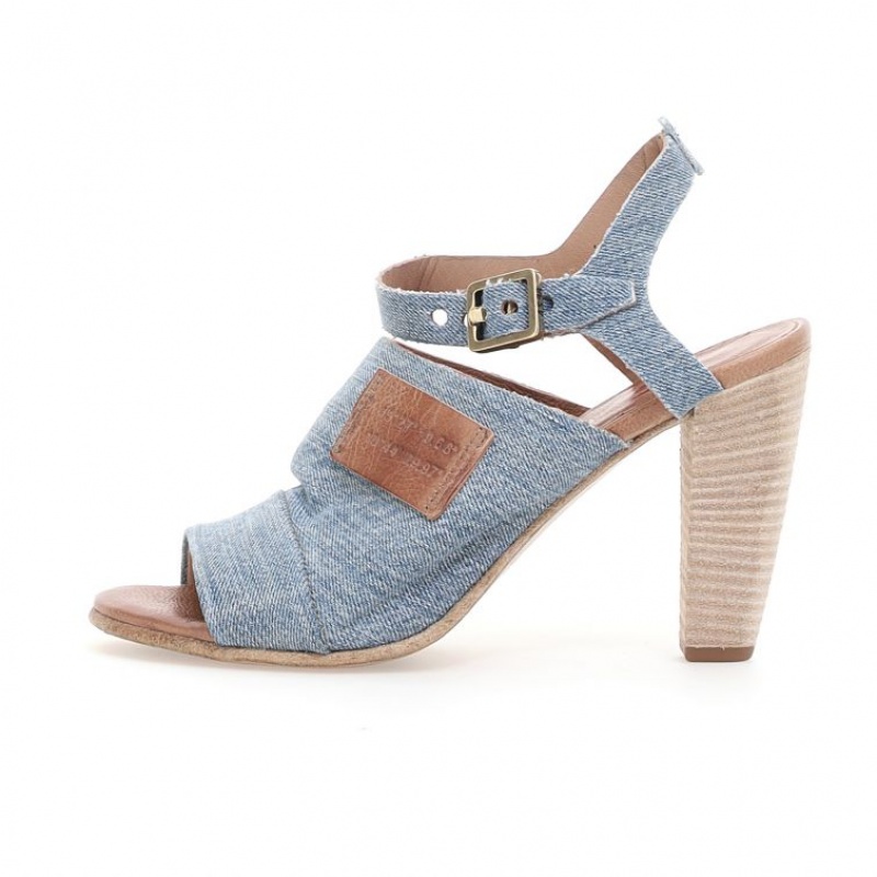 Sandale A.S.98 Clarise Femme Bleu | FR-578304KRQ