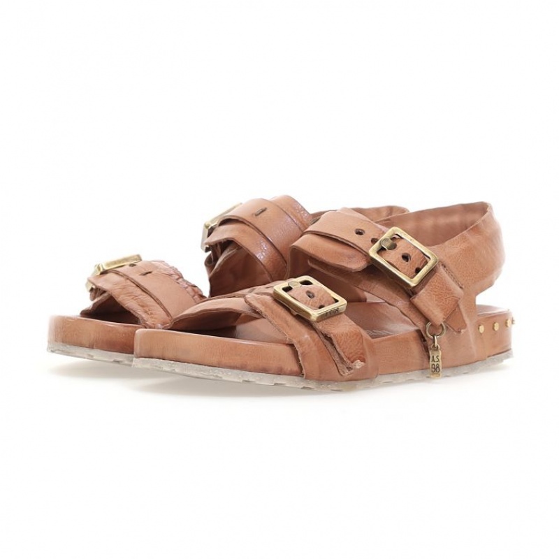 Sandale A.S.98 Evelyn Femme Marron | FR-354280YSC