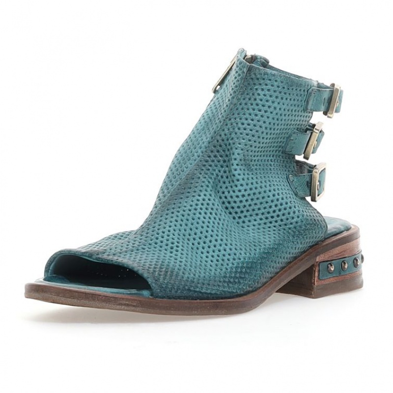 Sandale A.S.98 Gomer Femme Vert | FR-657842NSZ