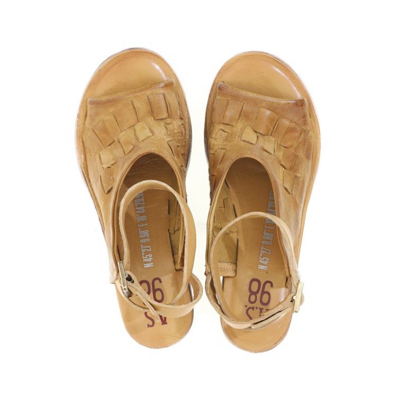 Sandale A.S.98 Nan Femme Kaki | FR-318495KPX