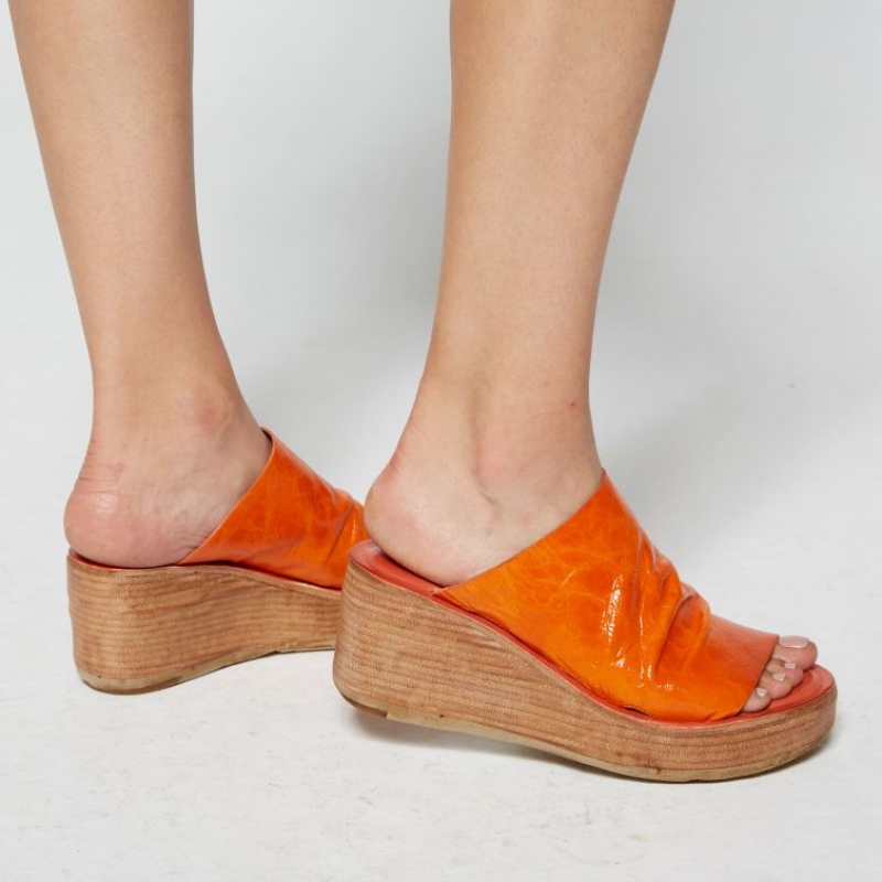 Sandale A.S.98 Nanette Femme Orange | FR-345802YGX