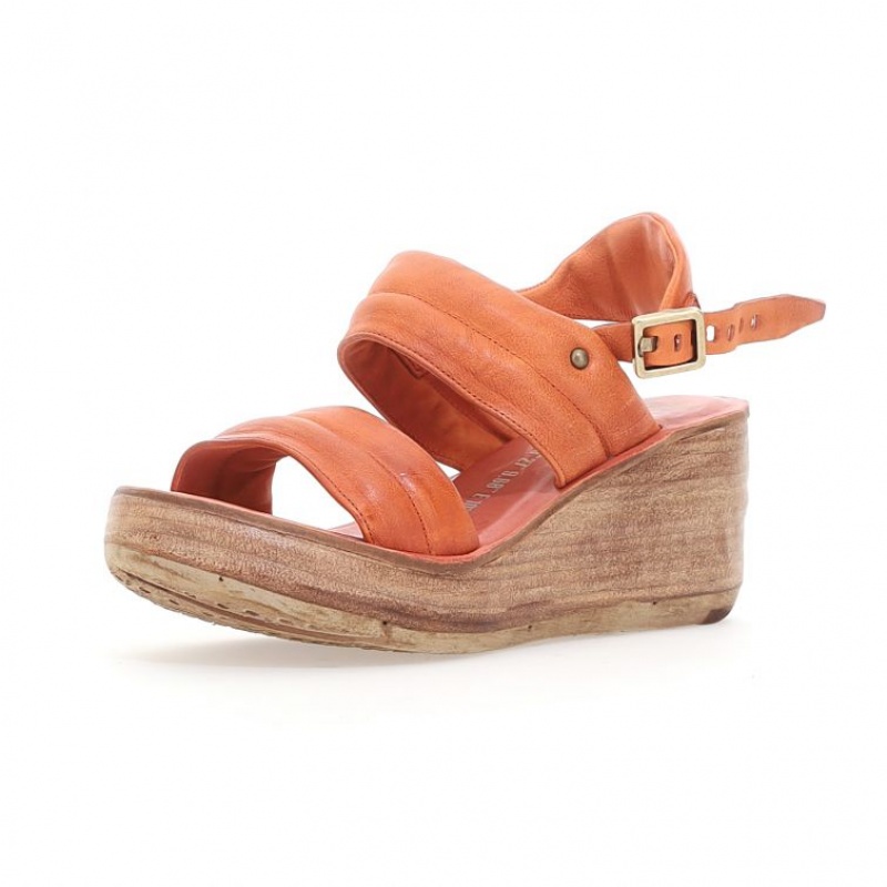 Sandale A.S.98 Neely Femme Orange | FR-280415DAL