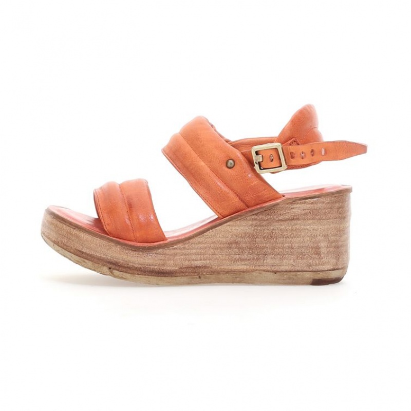 Sandale A.S.98 Neely Femme Orange | FR-280415DAL