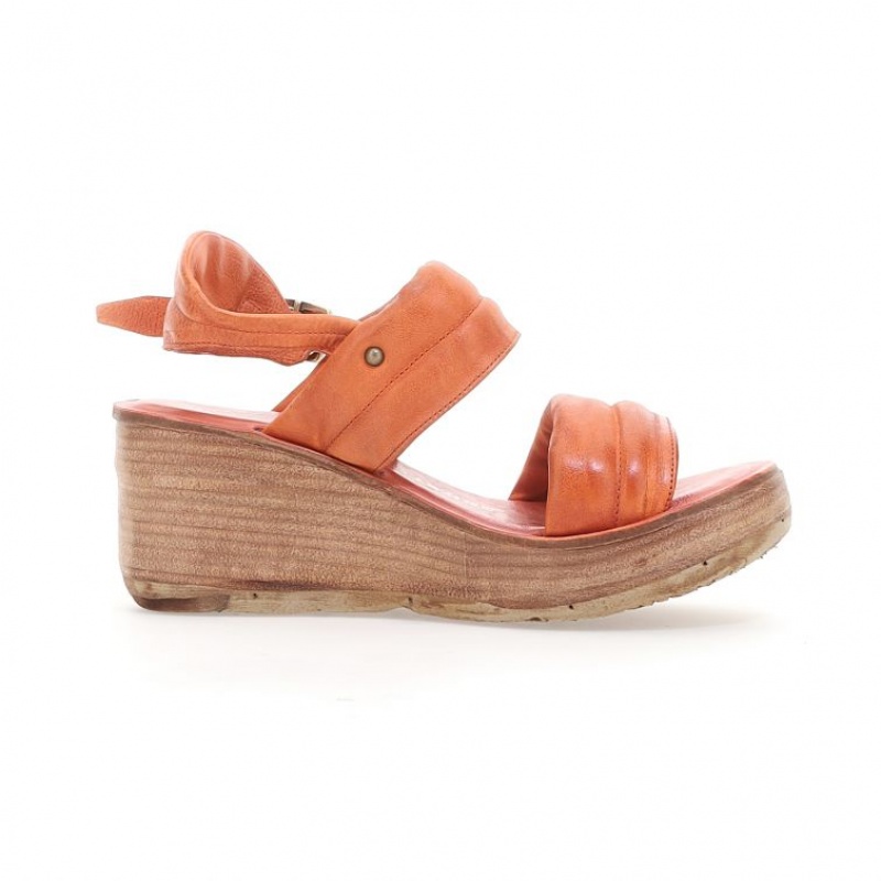 Sandale A.S.98 Neely Femme Orange | FR-280415DAL