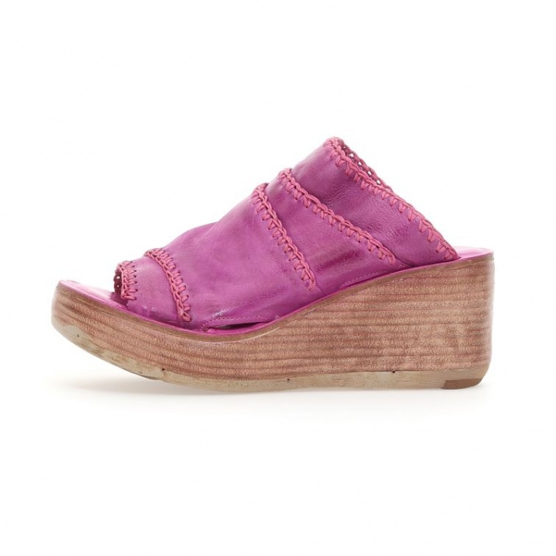 Sandale A.S.98 Nivek Femme Fushia | FR-846972BIH