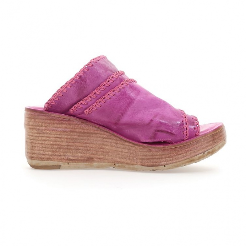 Sandale A.S.98 Nivek Femme Fushia | FR-846972BIH