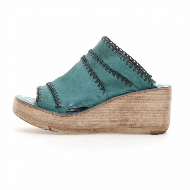 Sandale A.S.98 Nivek Femme Vert | FR-560347RDL