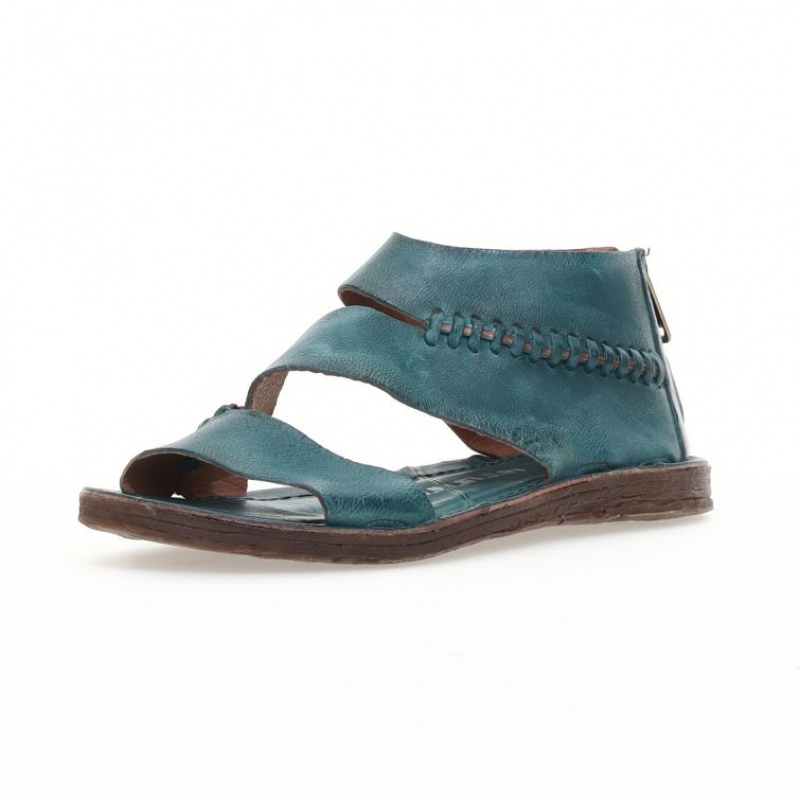 Sandale A.S.98 Romey Femme Vert | FR-986507KIX