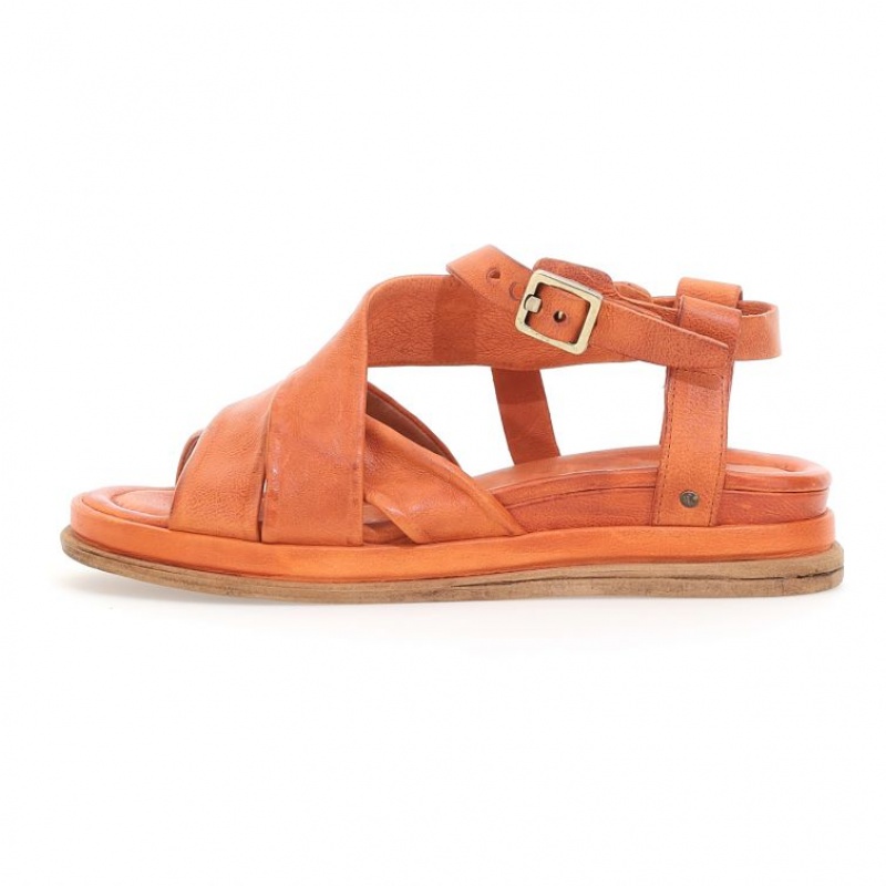 Sandale A.S.98 Sallie Femme Orange | FR-162749GBD