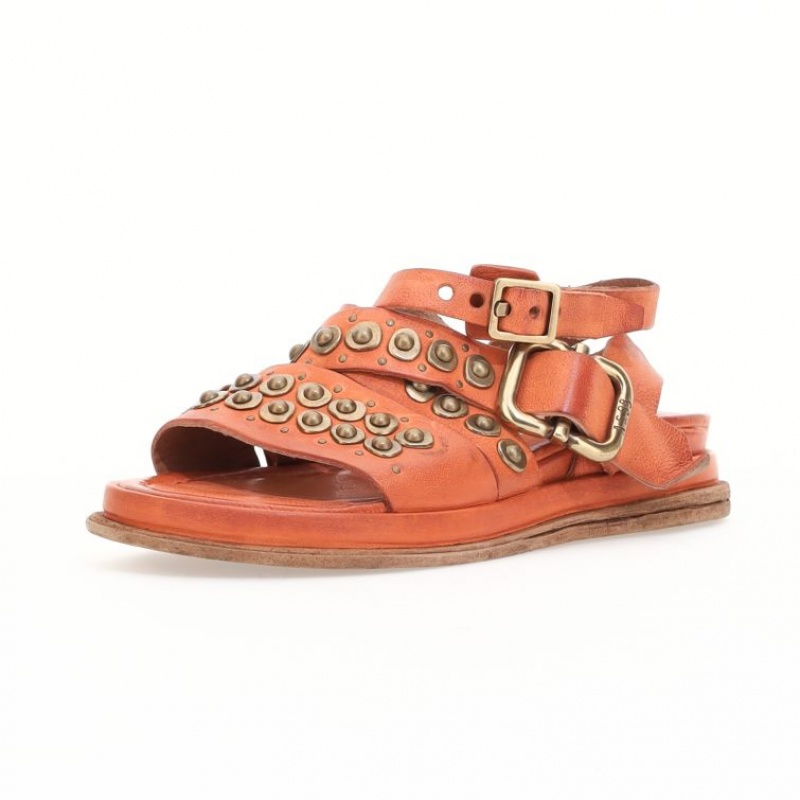 Sandale A.S.98 Savanna Femme Orange | FR-438095GQZ