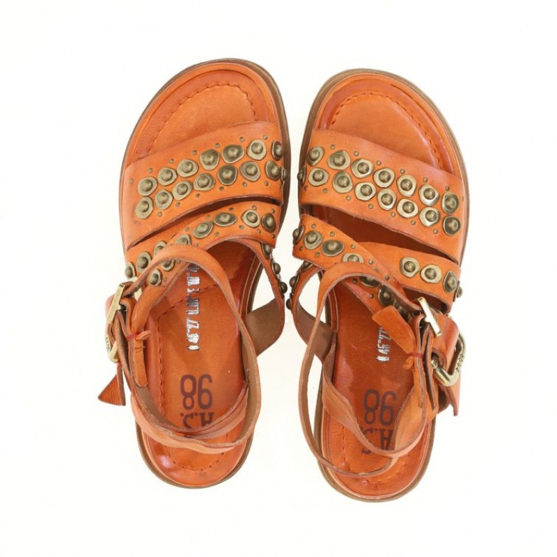 Sandale A.S.98 Savanna Femme Orange | FR-438095GQZ