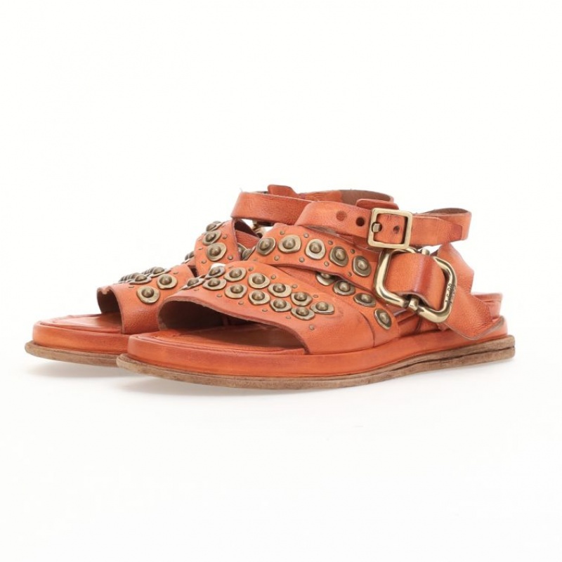 Sandale A.S.98 Savanna Femme Orange | FR-438095GQZ