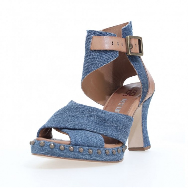 Sandale A.S.98 Voni Femme Bleu | FR-417953LFQ