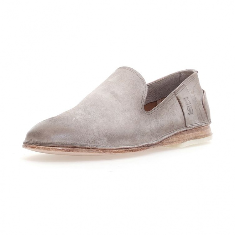 flat shoes A.S.98 Alberic Homme Grise | FR-412780RJK