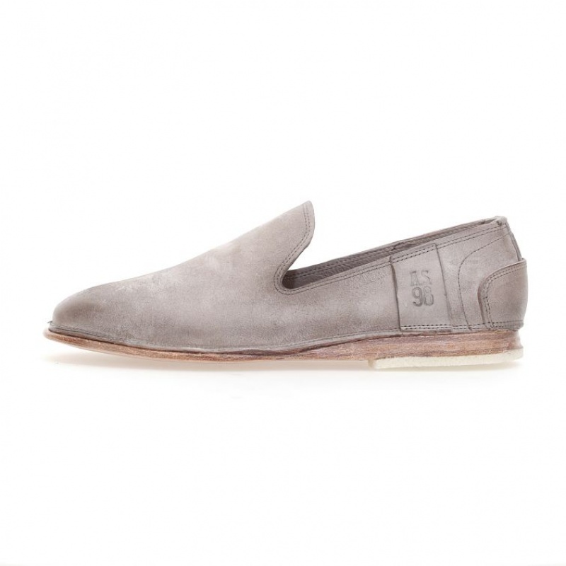 flat shoes A.S.98 Alberic Homme Grise | FR-412780RJK