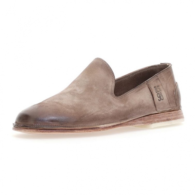 flat shoes A.S.98 Alberic Homme Marron Clair | FR-914023PSV