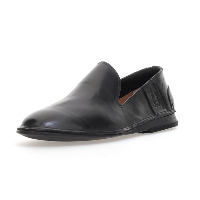 flat shoes A.S.98 Alberic Homme Noir | FR-057498YJA