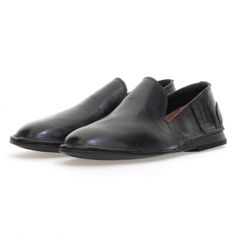 flat shoes A.S.98 Alberic Homme Noir | FR-057498YJA