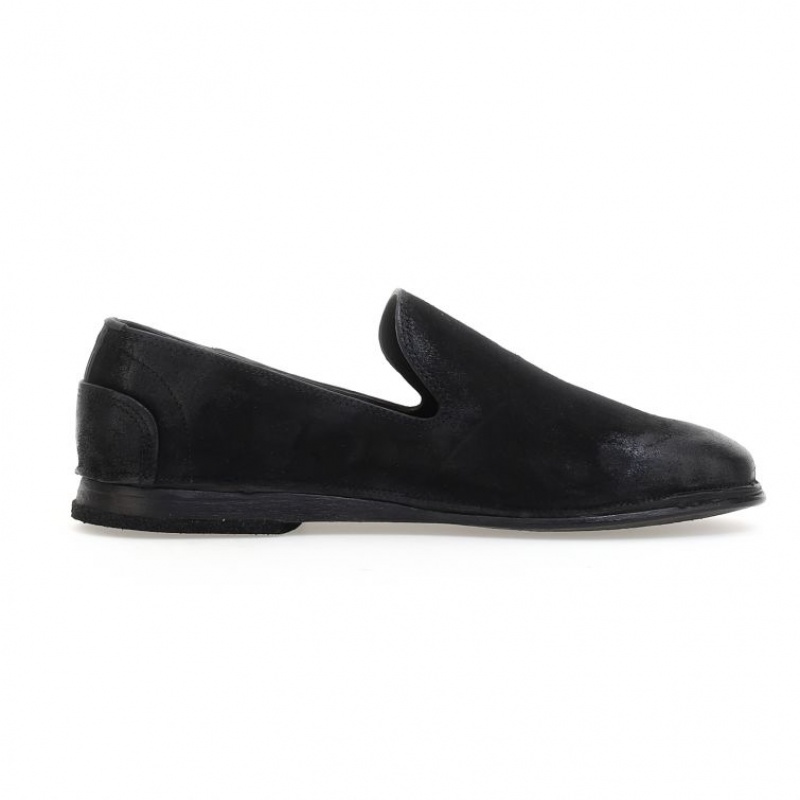 flat shoes A.S.98 Alberic Homme Noir | FR-827156SEA