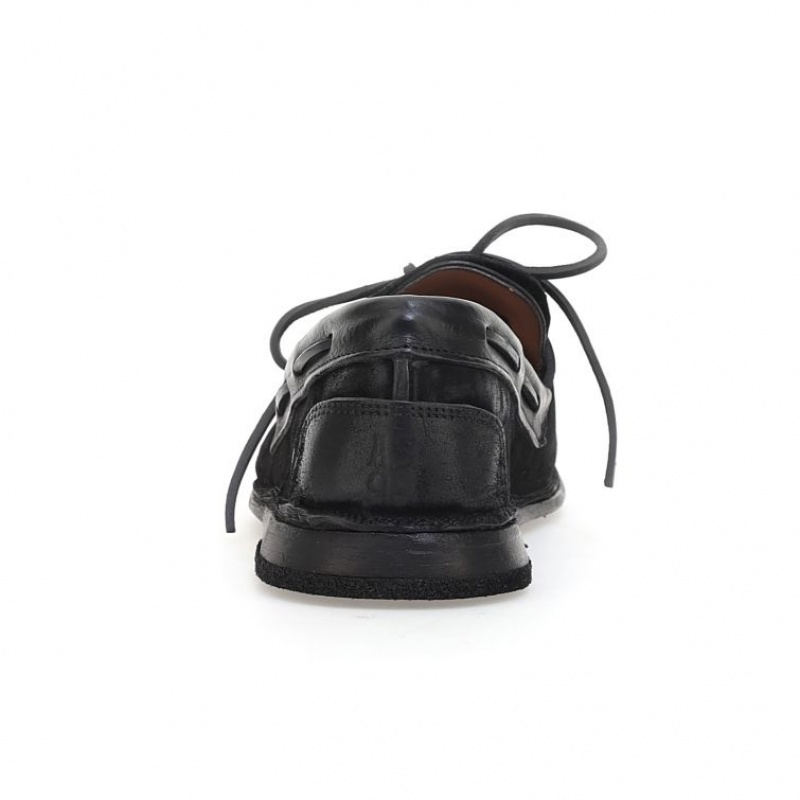 flat shoes A.S.98 Aldous Homme Noir | FR-079865XNT