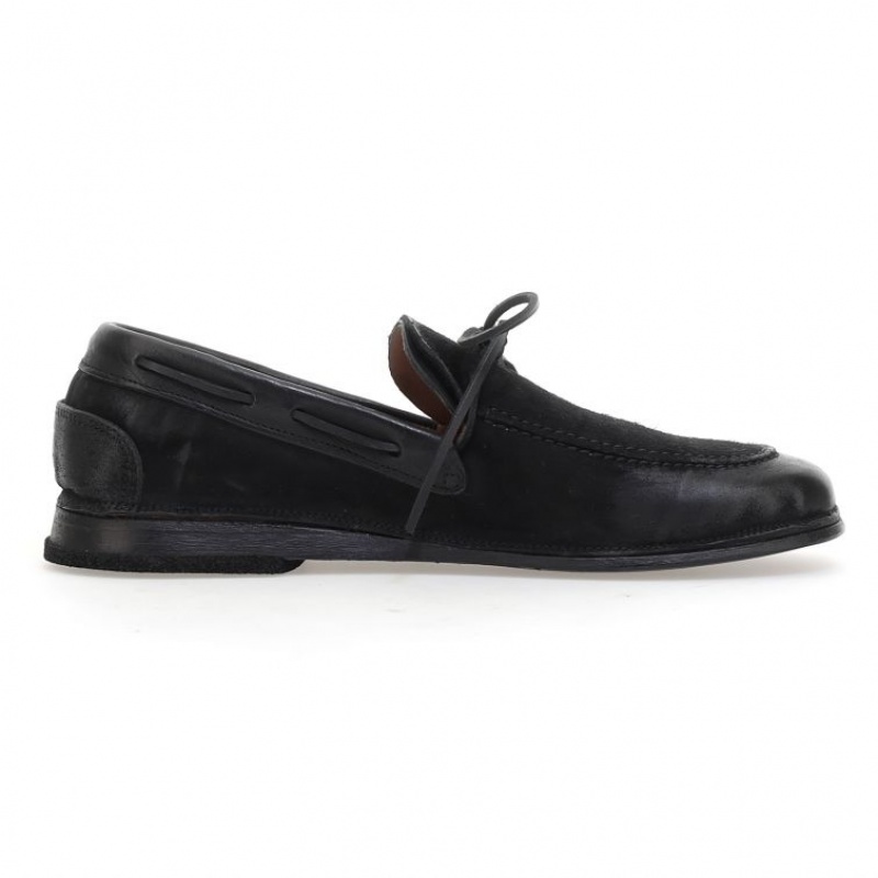 flat shoes A.S.98 Aldous Homme Noir | FR-079865XNT