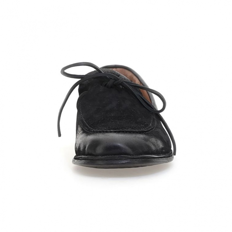 flat shoes A.S.98 Aldous Homme Noir | FR-079865XNT