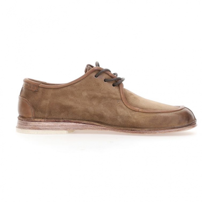 flat shoes A.S.98 Alf Homme Marron Clair | FR-760982UYP