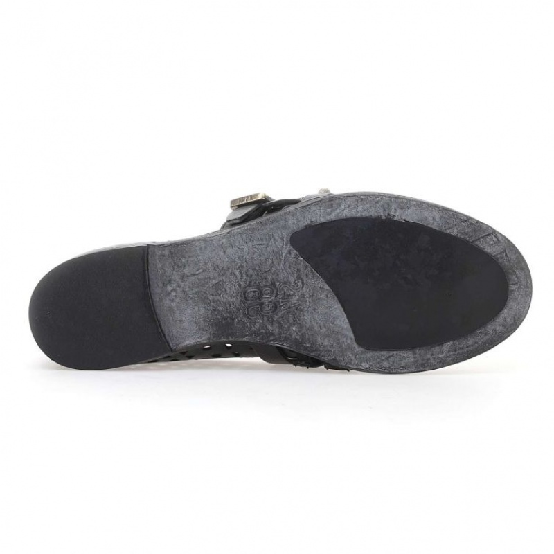 flat shoes A.S.98 Jade Femme Noir | FR-029876XPE