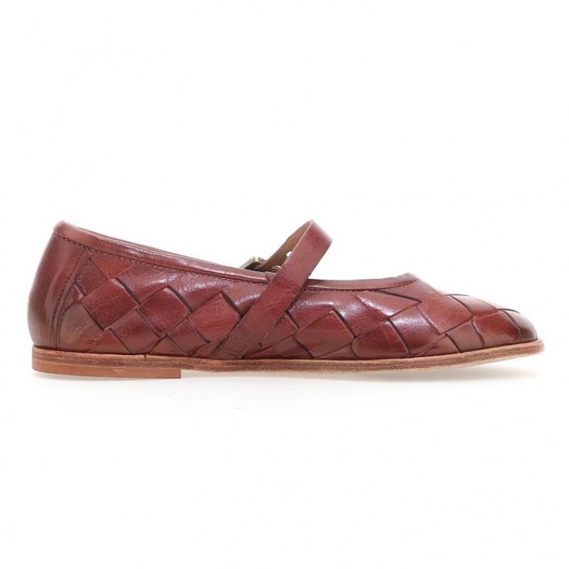 flat shoes A.S.98 Janae Femme Bordeaux | FR-536871VTX