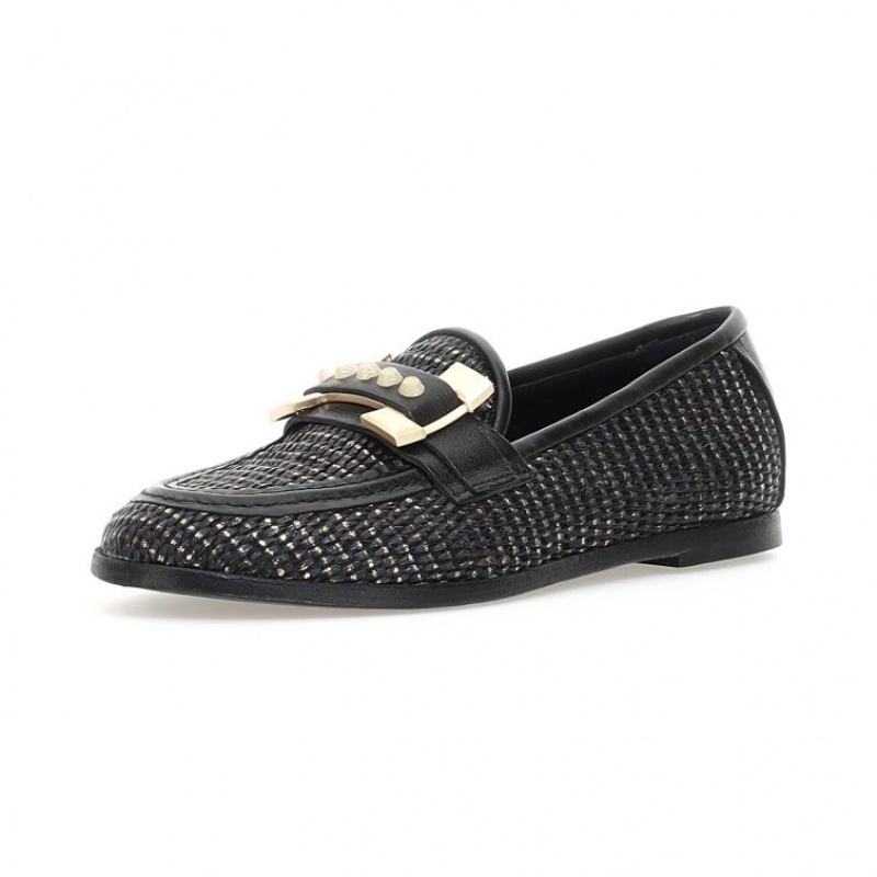 flat shoes A.S.98 Janele Femme Noir | FR-376145FUL