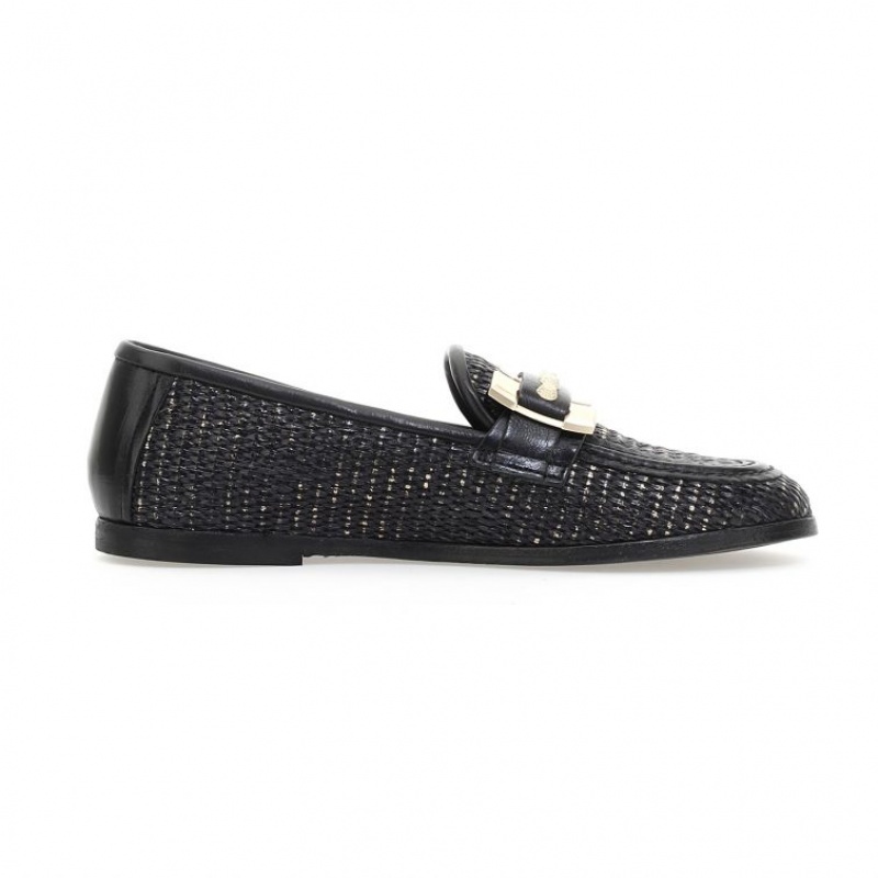 flat shoes A.S.98 Janele Femme Noir | FR-376145FUL