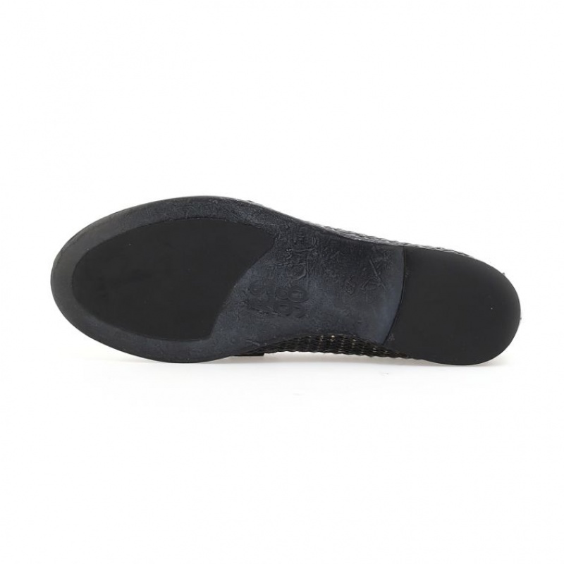 flat shoes A.S.98 Janele Femme Noir | FR-376145FUL