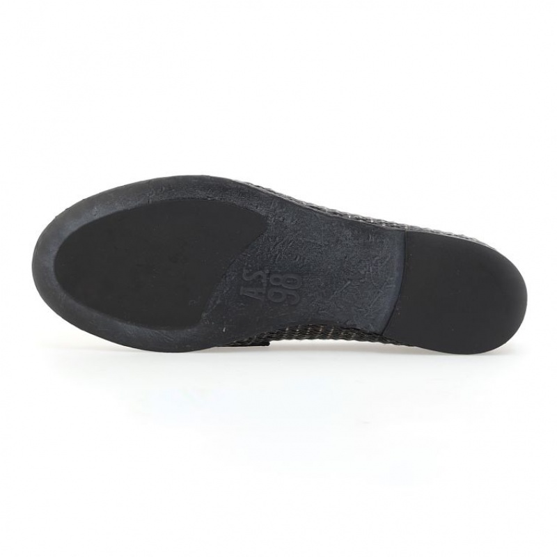 flat shoes A.S.98 Janene Femme Noir | FR-637592LIM