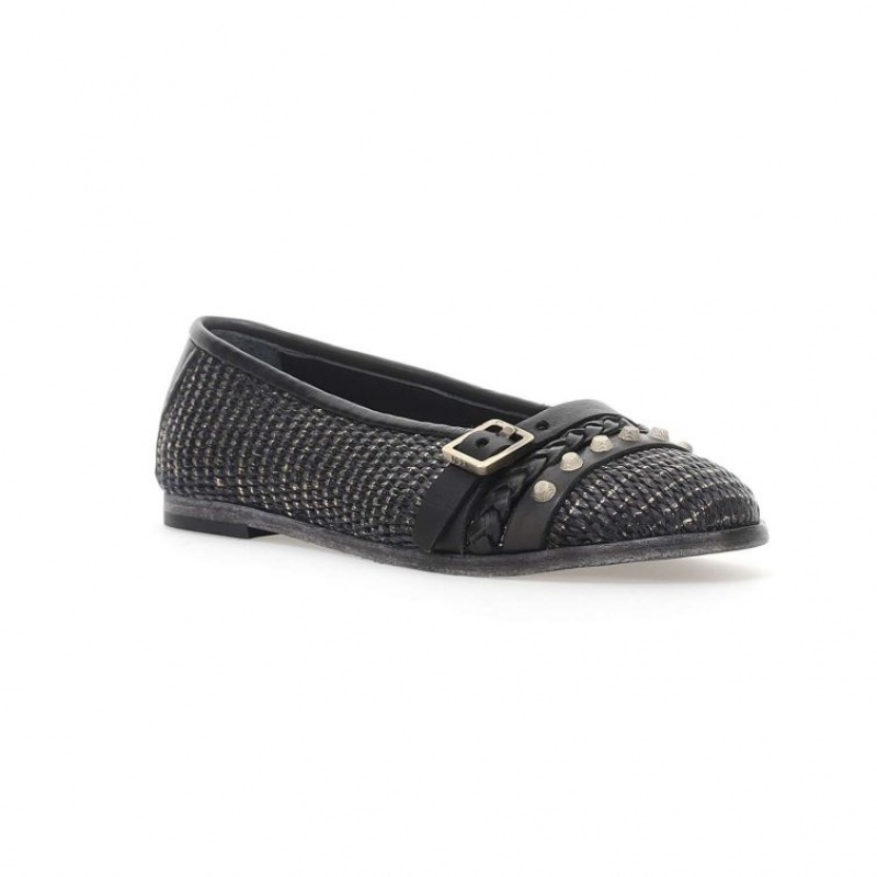 flat shoes A.S.98 Jayla Femme Noir | FR-435286XBY