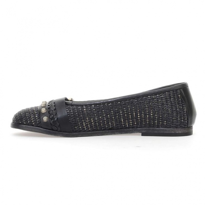 flat shoes A.S.98 Jayla Femme Noir | FR-435286XBY