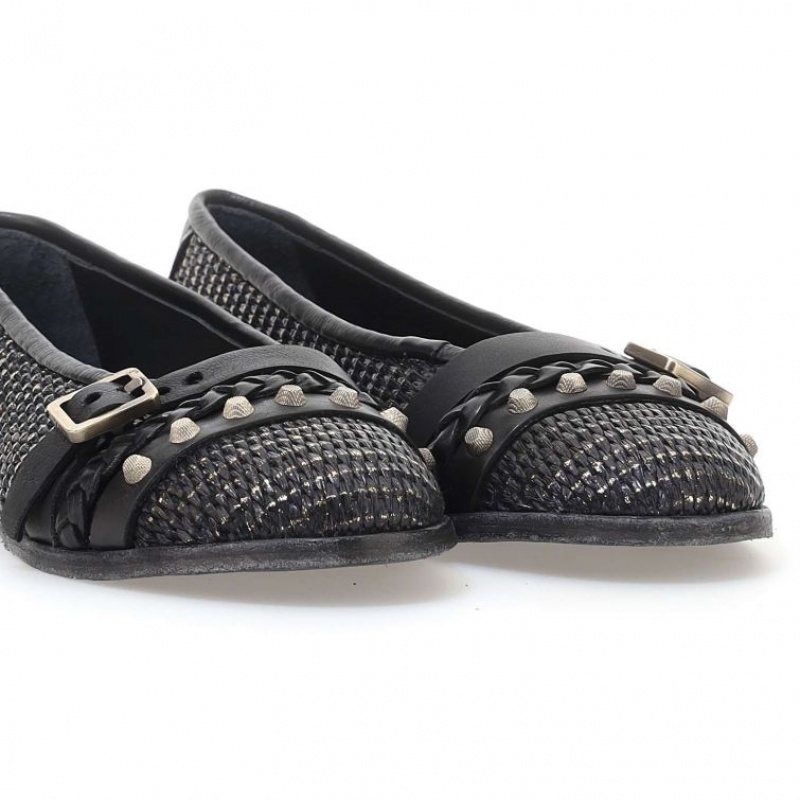 flat shoes A.S.98 Jayla Femme Noir | FR-435286XBY