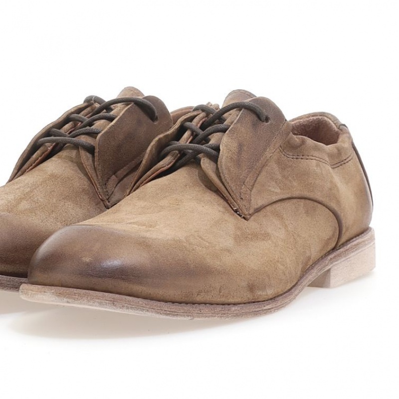 flat shoes A.S.98 Oberon Homme Marron Clair | FR-045792BAI