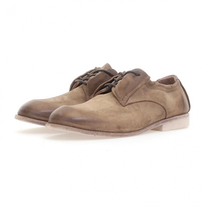 flat shoes A.S.98 Oberon Homme Marron Clair | FR-045792BAI