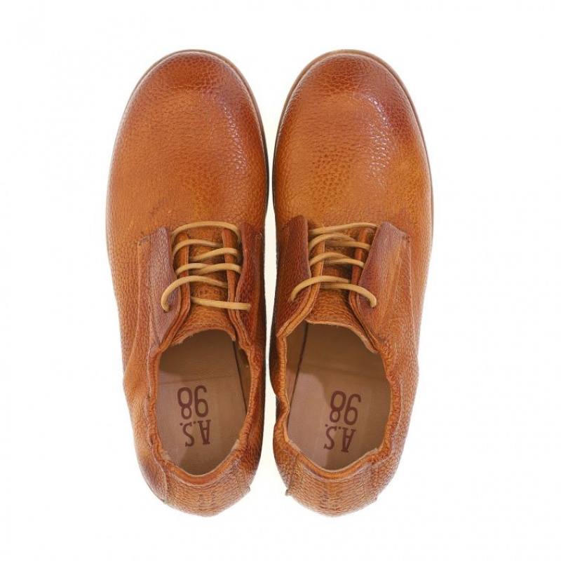 flat shoes A.S.98 Oberon Homme Marron | FR-594716MOA