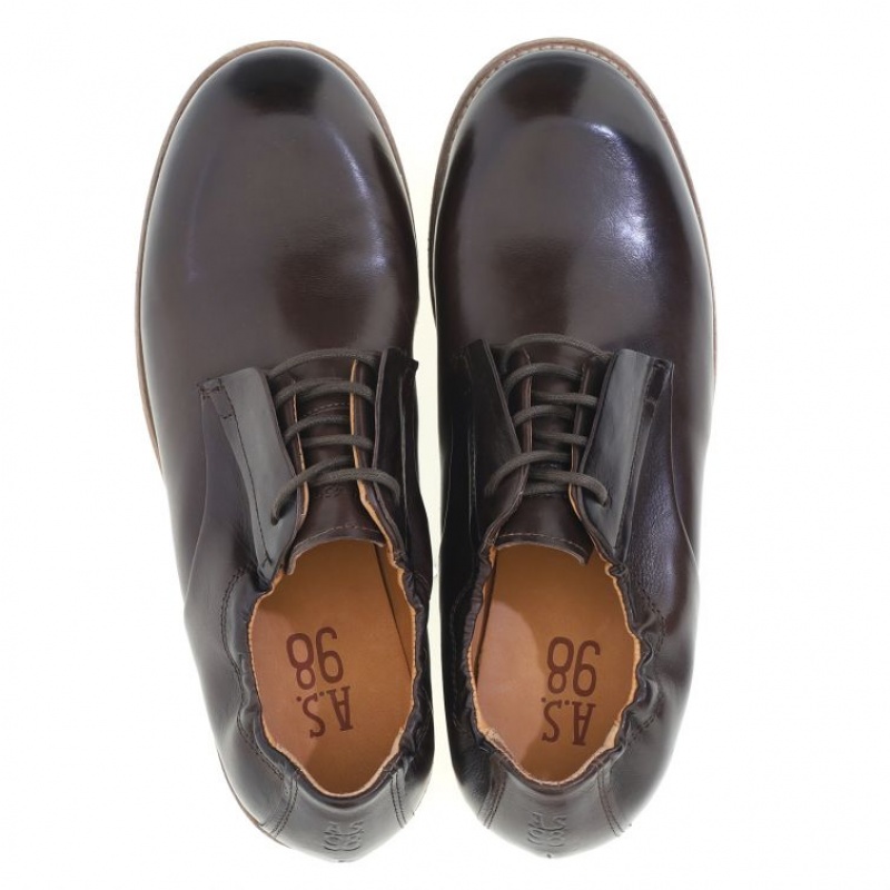 flat shoes A.S.98 Oberon Homme Noir | FR-651209GYX